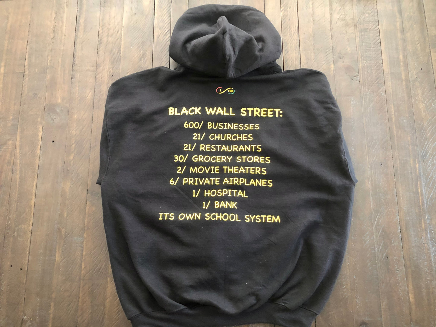 Limited Edition “Black Wall Street” Unisex Hoodie (Black)